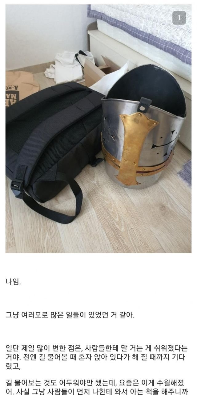 빌런인 줄 알았던 '십자군 남'의 최근 근황